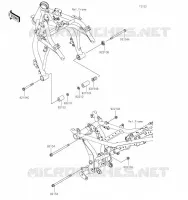 ENGINE MOUNT voor Kawasaki Z650 2017
