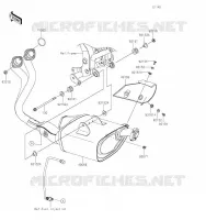 EXHAUST voor Kawasaki Z650 2017