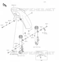 FRONT FENDER voor Kawasaki Z650 2017