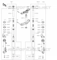 FRONT FORK voor Kawasaki Z650 2017