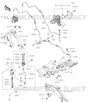REAR MASTER CYLINDER voor Kawasaki Z650 2017