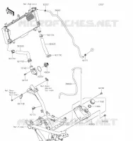 WATER PIPE voor Kawasaki Z650 2017