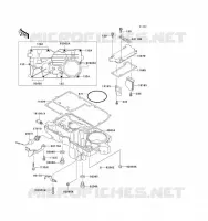 BREATHER COVER   OIL PAN voor Kawasaki ZZ-R1100 1993