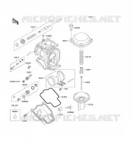 CARBURETOR PARTS voor Kawasaki ZZ-R1100 1993