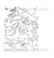 CHASSIS ELECTRICAL EQUIPMENT voor Kawasaki ZZ-R1100 1993