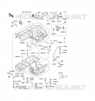 CRANKCASE(S) voor Kawasaki ZZ-R1100 1993