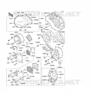 ENGINE COVERS voor Kawasaki ZZ-R1100 1993