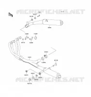 EXHAUST voor Kawasaki ZZ-R1100 1993