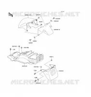 FENDER voor Kawasaki ZZ-R1100 1993
