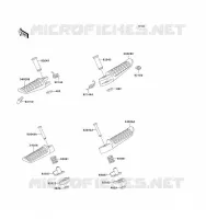 FOOTREST voor Kawasaki ZZ-R1100 1993