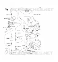 FUEL EVAPORATION SYSTEM voor Kawasaki ZZ-R1100 1993