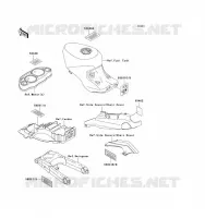 LABELS voor Kawasaki ZZ-R1100 1993
