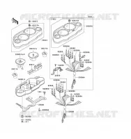 METERS voor Kawasaki ZZ-R1100 1993