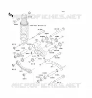 REAR SUSPENSION voor Kawasaki ZZ-R1100 1993
