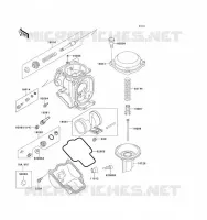 CARBURETOR PARTS voor Kawasaki ZZ-R1100 1993