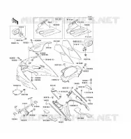 COWLING voor Kawasaki ZZ-R1100 1993