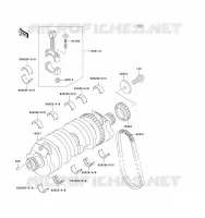 CRANKSHAFT voor Kawasaki ZZ-R1100 1993