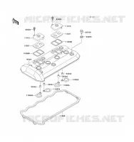 CYLINDER HEAD COVER voor Kawasaki ZZ-R1100 1993