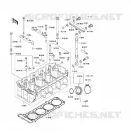 CYLINDER HEAD voor Kawasaki ZZ-R1100 1993