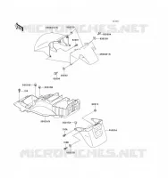 FENDER voor Kawasaki ZZ-R1100 1993