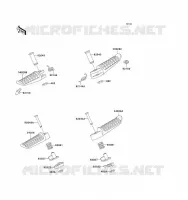 FOOTREST voor Kawasaki ZZ-R1100 1993