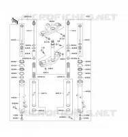 FRONT FORK voor Kawasaki ZZ-R1100 1993