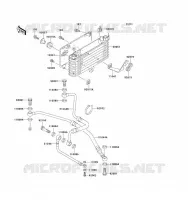 OIL RADIATOR voor Kawasaki ZZ-R1100 1993