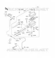 CLUTCH MASTER CYLINDER voor Kawasaki ZZ-R1100 1993