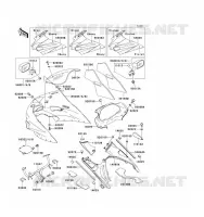 COWLING voor Kawasaki ZZ-R1100 1993