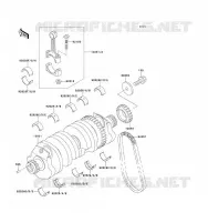 CRANKSHAFT voor Kawasaki ZZ-R1100 1993