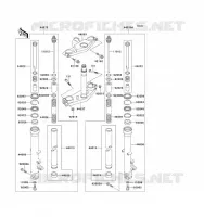 FRONT FORK voor Kawasaki ZZ-R1100 1993