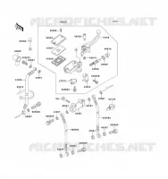 FRONT MASTER CYLINDER voor Kawasaki ZZ-R1100 1993