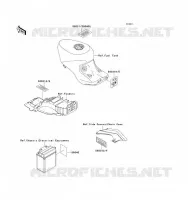 LABELS voor Kawasaki ZZ-R1100 1993