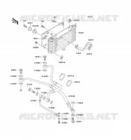 OIL RADIATOR voor Kawasaki ZZ-R1100 1993