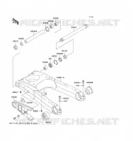 SWINGARM voor Kawasaki ZZ-R1100 1993