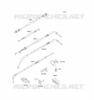CABLES voor Kawasaki ZZ-R1100 1993