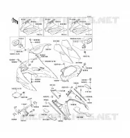 COWLING voor Kawasaki ZZ-R1100 1993