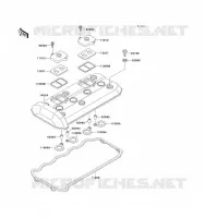 CYLINDER HEAD COVER voor Kawasaki ZZ-R1100 1993
