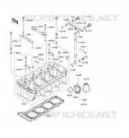 CYLINDER HEAD voor Kawasaki ZZ-R1100 1993