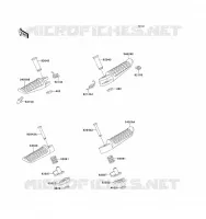 FOOTREST voor Kawasaki ZZ-R1100 1993