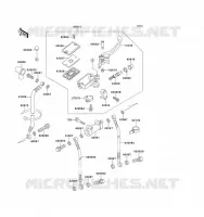 FRONT MASTER CYLINDER voor Kawasaki ZZ-R1100 1993