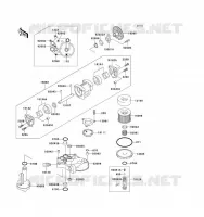 OIL PUMP voor Kawasaki ZZ-R1100 1993
