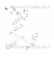 BRAKE PEDAL voor Kawasaki ZZ-R1100 1993