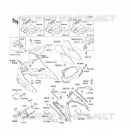 COWLING voor Kawasaki ZZ-R1100 1993