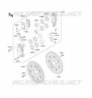 FRONT BRAKE voor Kawasaki ZZ-R1100 1993