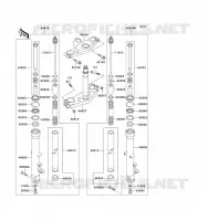 FRONT FORK voor Kawasaki ZZ-R1100 1993