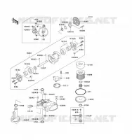 OIL PUMP voor Kawasaki ZZ-R1100 1993