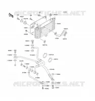 OIL RADIATOR voor Kawasaki ZZ-R1100 1993