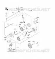 STARTER MOTOR voor Kawasaki ZZ-R1100 1993