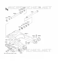 SWINGARM voor Kawasaki ZZ-R1100 1993